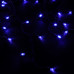 Морозостойкая мерцающая гирлянда "Бахрома" 100 синих светодиодов