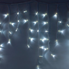 Морозостойкая мерцающая гирлянда "Бахрома" 100 белых светодиодов