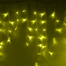 Морозостойкая гирлянда "Бахрома" 100 жёлтых светодиодов