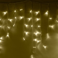 Морозостойкая гирлянда "Бахрома" 100 тёплых белых светодиодов