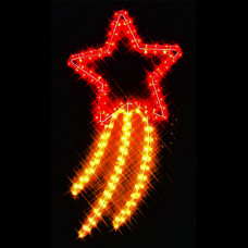 Фигура из дюралайта Падающая звезда I-R-P4CM-C-RY