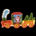 Фигура из дюралайта Рождественский поезд I-R-PP5TN