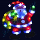 Световое панно "Санта-Клаус с мешком" со светодиодами PKQE13SW013/1