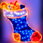 Световое панно Рождественский носок YY100223F