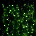 Занавес с зелеными микролампочками CL625-E-SG